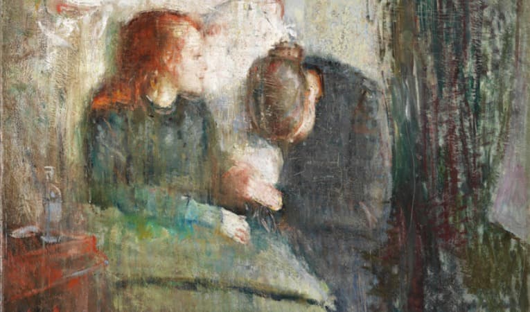 Var empatin slutar och självbespeglingen tar vid är inte alltid lätt att se. Målning av Edvard Munch (1863–1944). Foto: National Museum of Art, Architecture and Design/Wikimedia Commons