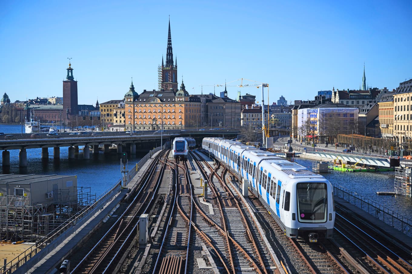 Tunnelbanan vid Slussen i Stockholm. Foto: Henrik Montgomery/TT
