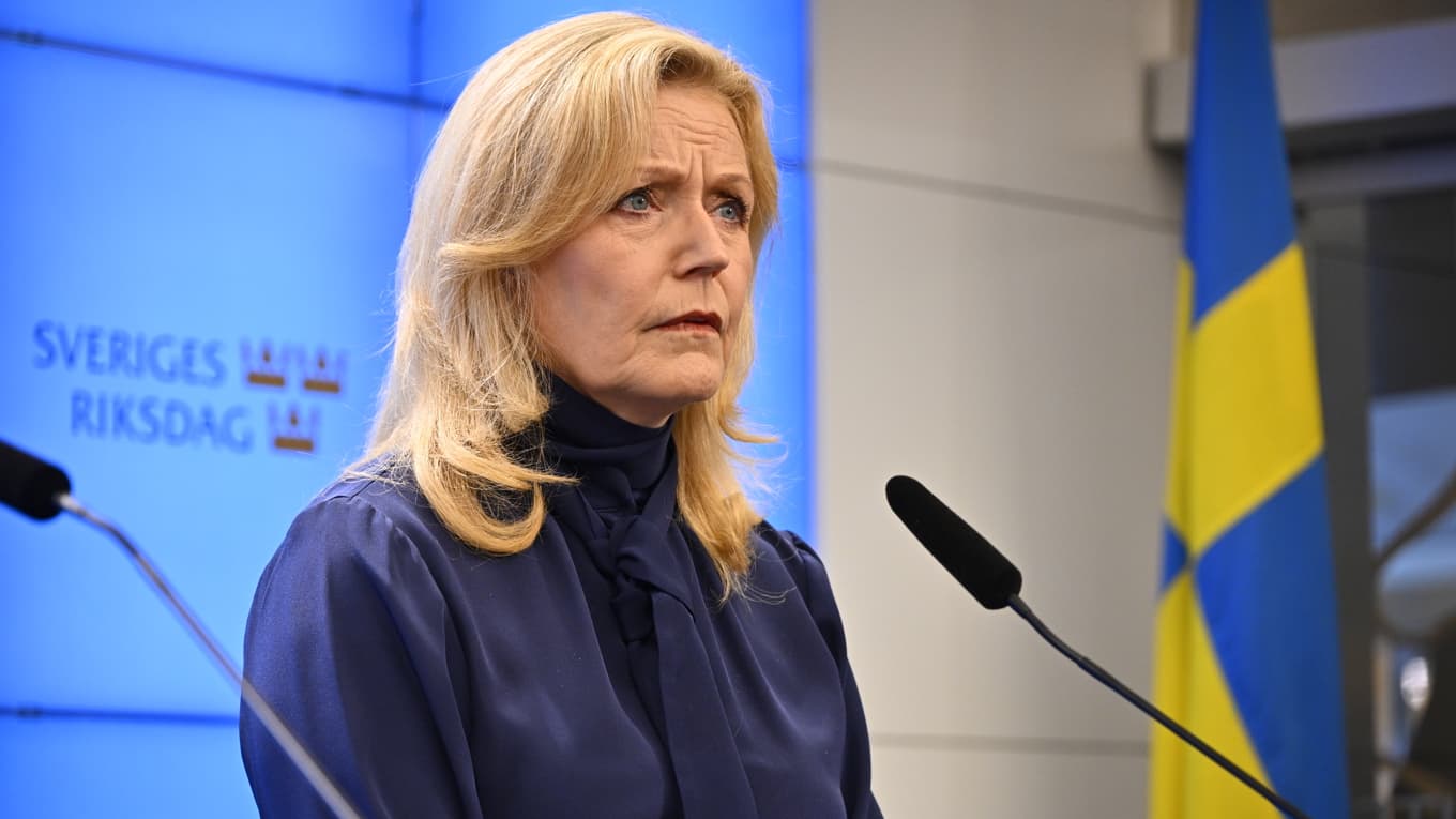 Centerledaren Elisabeth Thand Ringqvist. Arkivbild. Foto: Anders Wiklund/TT