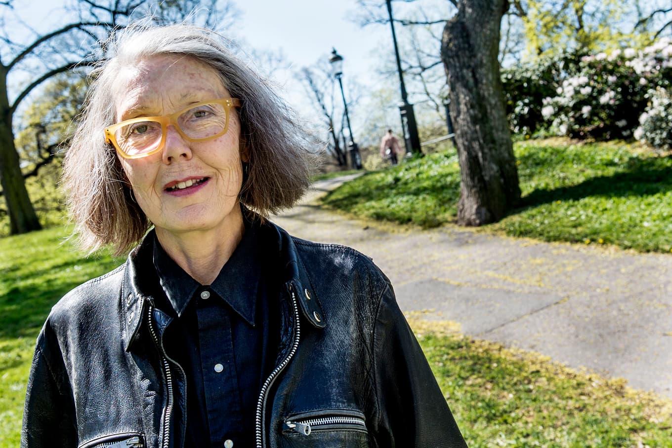 Anne Carson är årets Nobelpristagare i litteratur. Foto: Lars Pehrson/SvD/TT