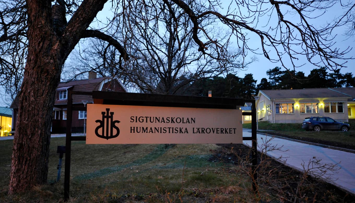 Sigtuna Humanistiska läroverket (SSHL). Arkivbild. Foto: Bertil Ericson/TT