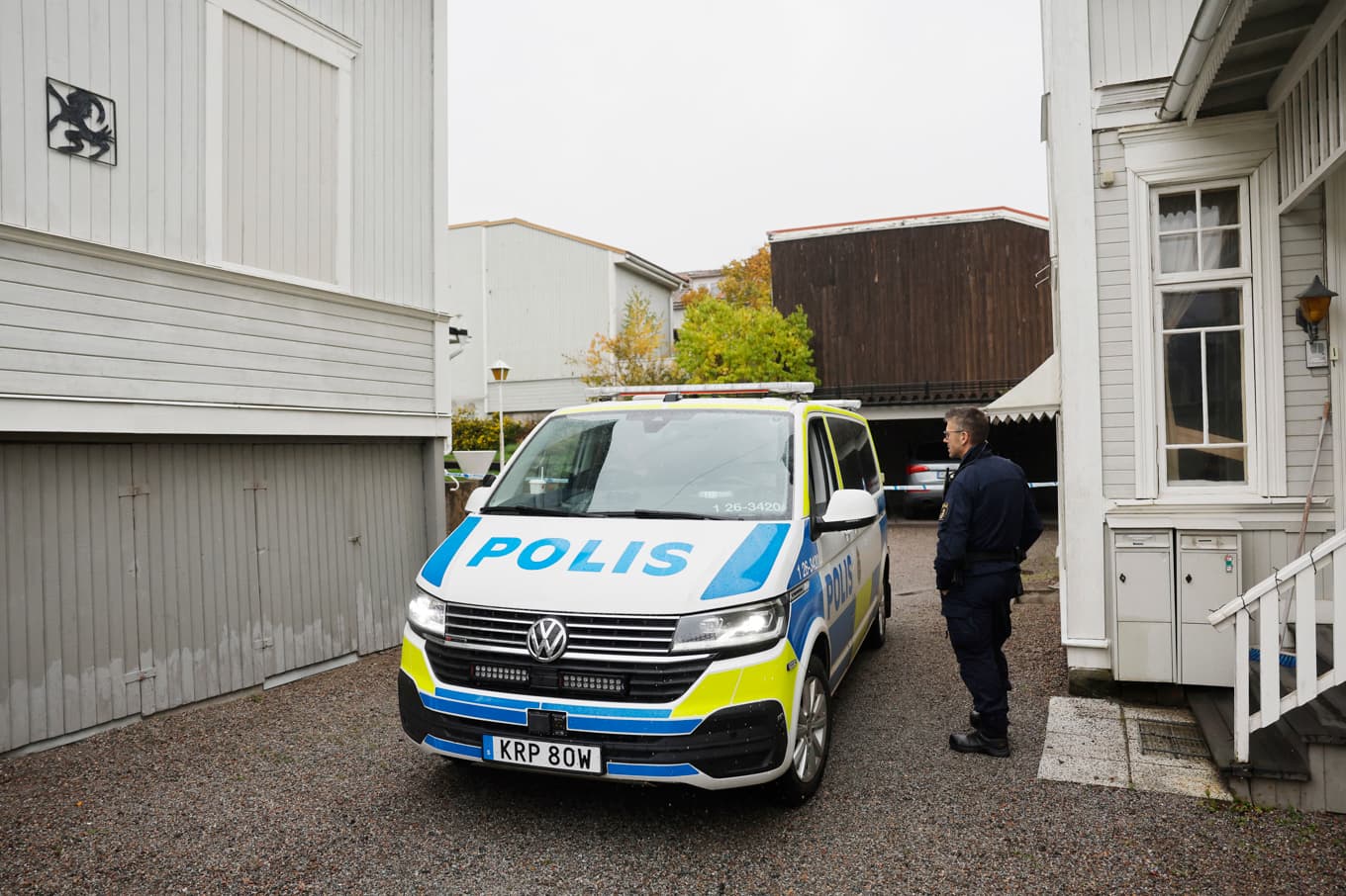 Kvinnans skador gör att polisen inte kan utesluta brott. Foto: Mats Andersson/TT