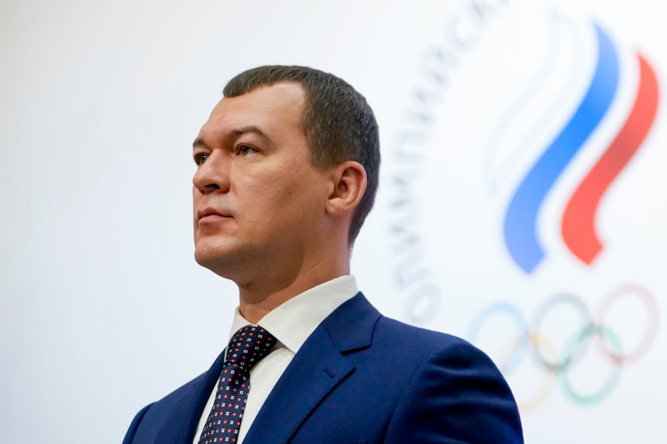 Rysslands sportminister Michail Degtjarev. Arkivbild. Foto: Pavel Bednyakov/AP/TT