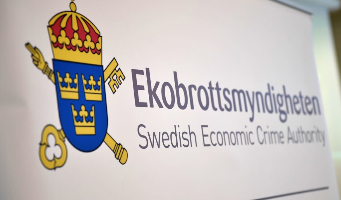 Sverige är ett lukrativt land för ekonomisk brottslighet enligt Ekobrottsmyndigheten. Arkivbild. Foto: Stina Stjernkvist/TT