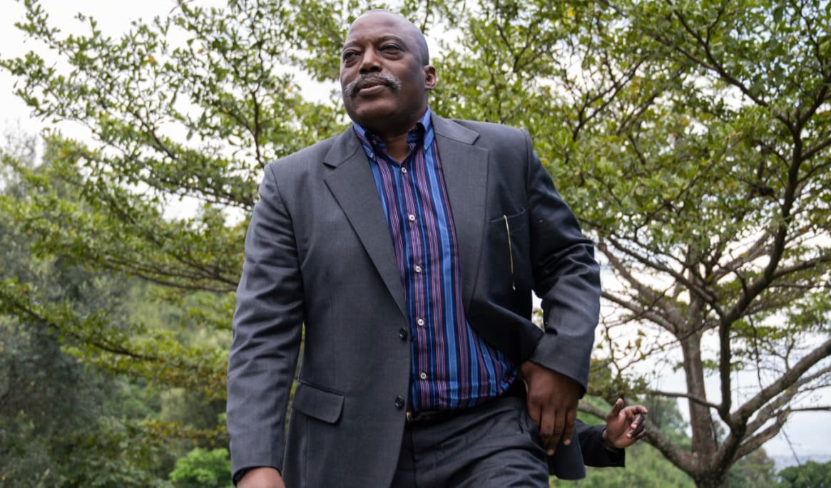 Kongo-Kinshasas expresident Joseph Kabila. Arkivbild. Foto: Moses Sawasawa/AP/TT