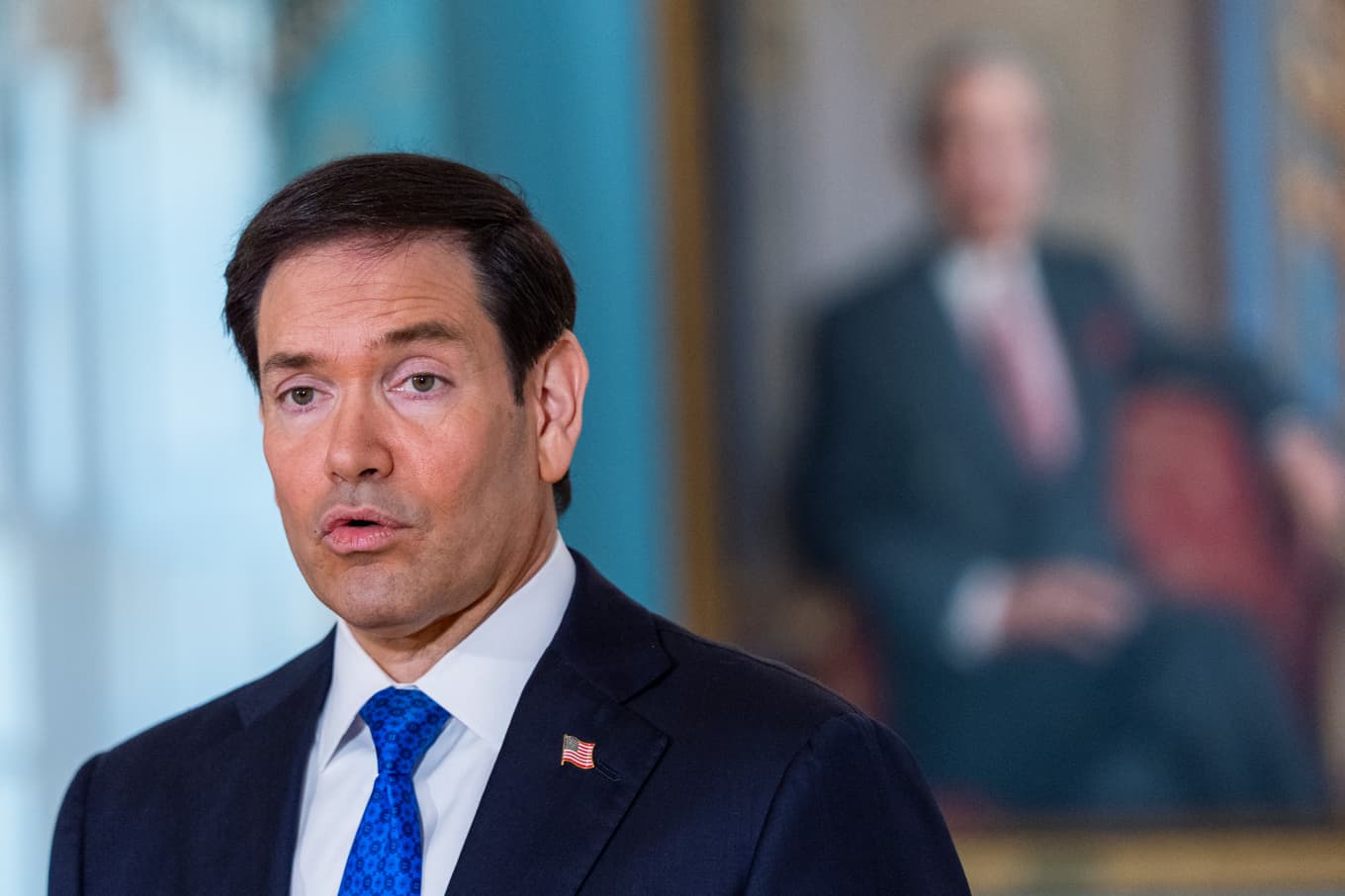 USA:s utrikesminister Marco Rubio tidigare i oktober. Foto: Manuel Balce Ceneta/AP/TT