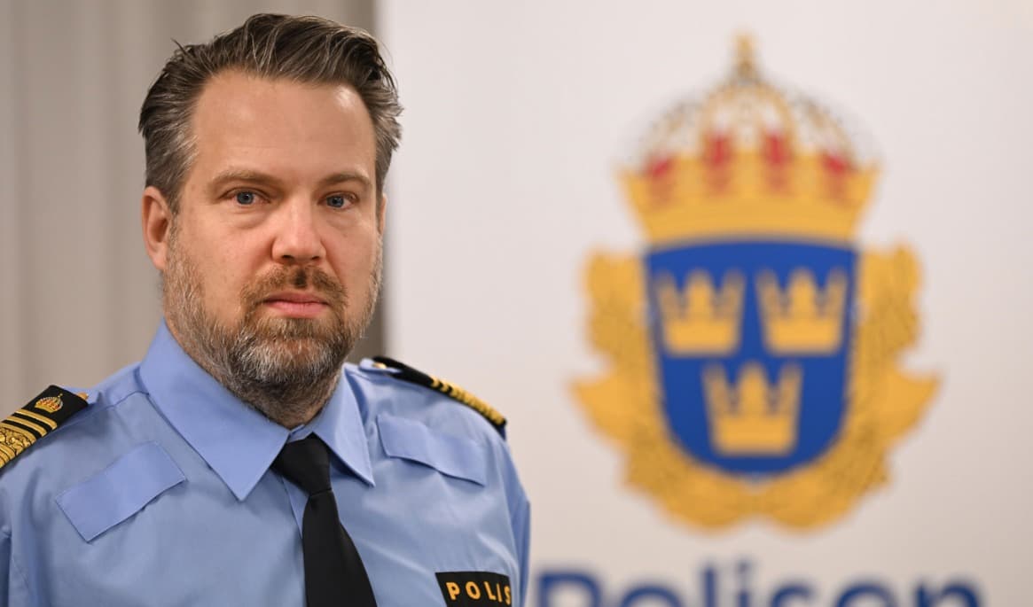 Johan Olsson, chef för polisens Nationella operativa avdelning (Noa). Arkivbild. Foto: Fredrik Sandberg/TT