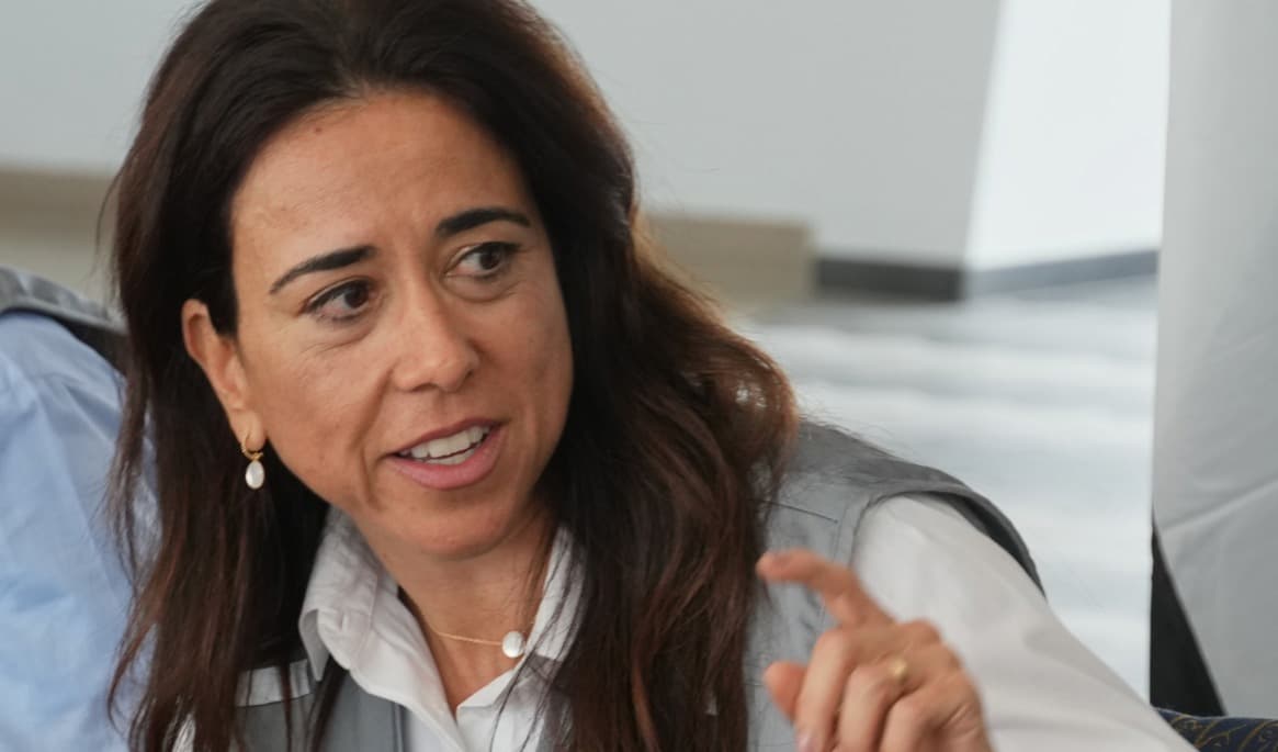Förenade arabemiratens tidigare FN-ambassadör Lana Nusseibeh vill bli generalsekreterare. På bilden från november i fjol är hon i Cypern. Foto: Petros Karadjias/AP/TT