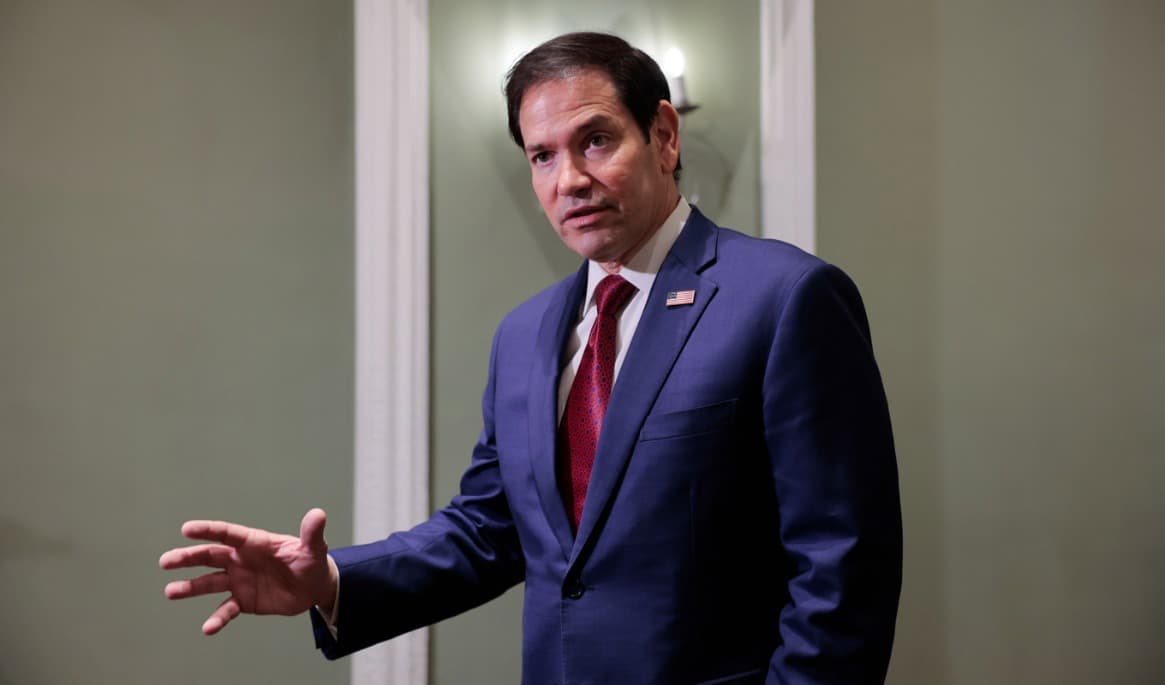 USA:s utrikesminister Marco Rubio. Bild från i veckan. Foto: Kylie Cooper/AP/TT