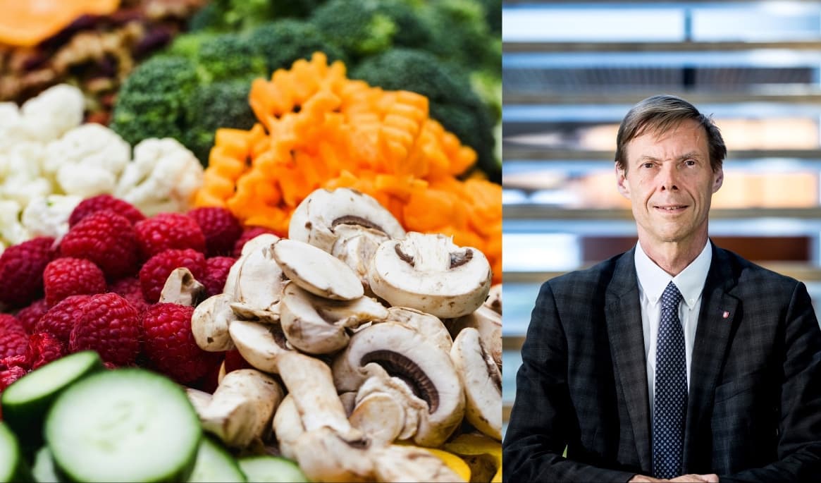 Robert Brummer, professor vid Örebro universitet, leder den biomedicinska delen av det storskaliga EU-projektet ”Beethoven”, som ska undersöka hur rätt kost kan förbygga och lindra psykisk ohälsa. Foto: Nathan Dumlao/Unsplash & Pavel Koubeck