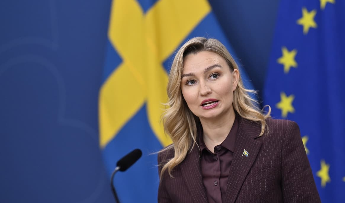Ebba Busch (KD), Energi- och näringsminister. Foto: Pontus Lundahl / TT