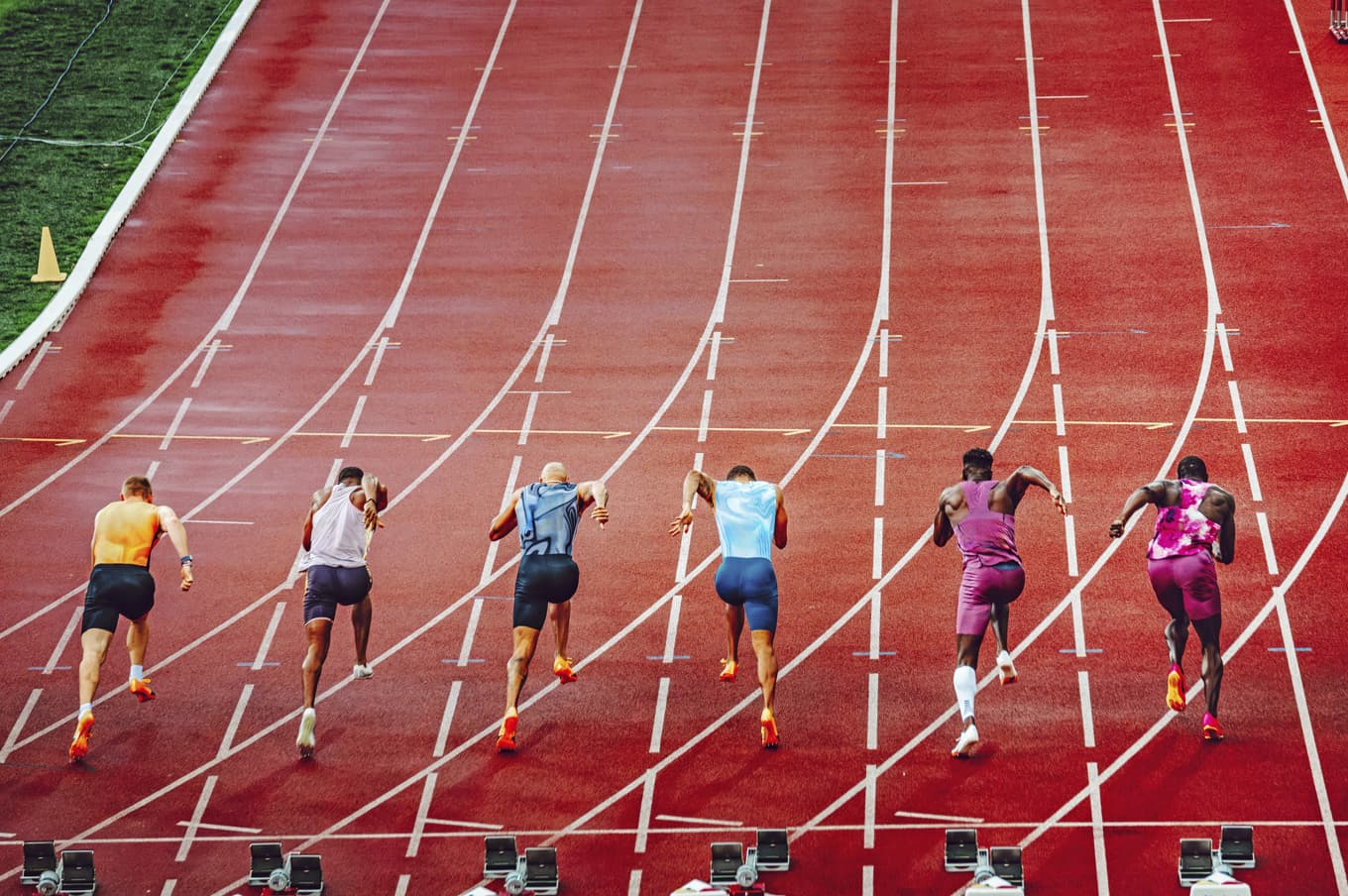 Sprintern har tränat för att orka i 100 eller 200 meter och skulle vara chanslös i ett millopp mot dem som tränat uthållighet. Hur lever du för att vara en hållbar ledare i längden? Foto: Shutterstock