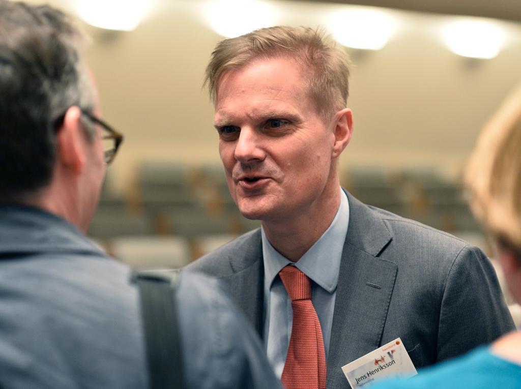 Jens Henriksson, vd för Folksam, har lett arbetet i kommittén som utrett överskottsmålet. (Foto: Marcus Ericsson /TT-arkivbild)