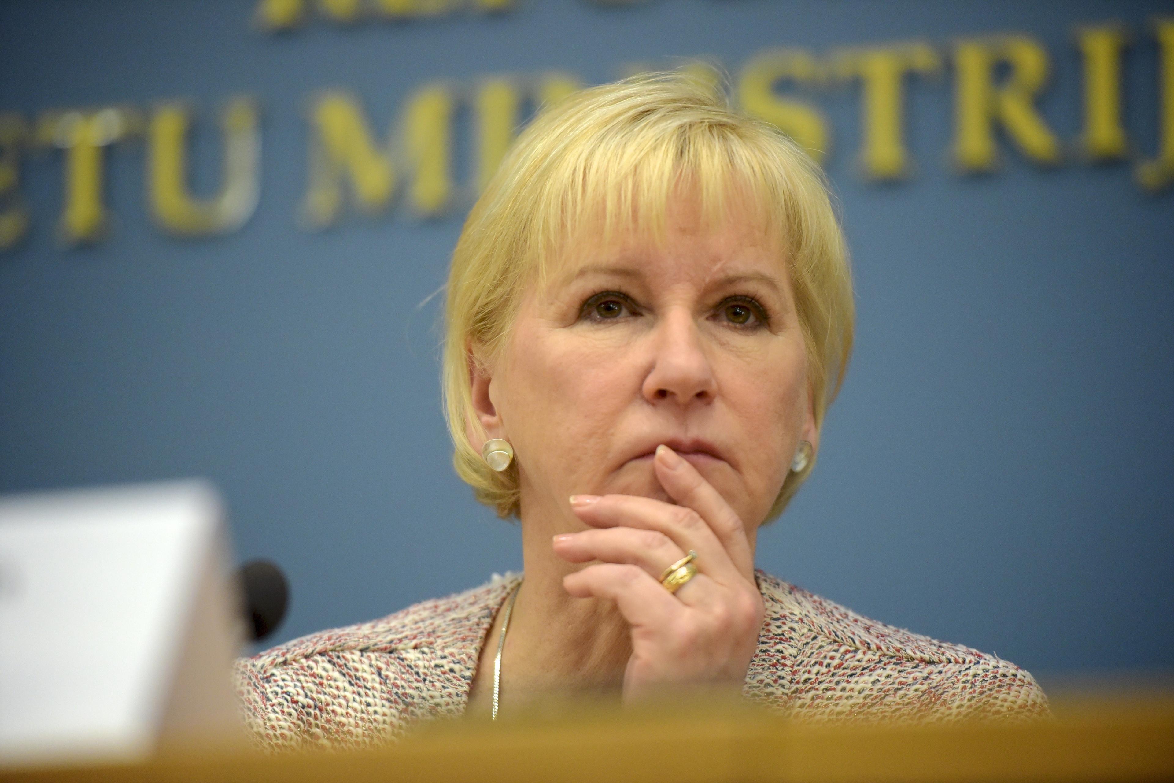 Utrikesminister Margot Wallström. (Foto: Ilmars Znotins/AFP/Getty Images)