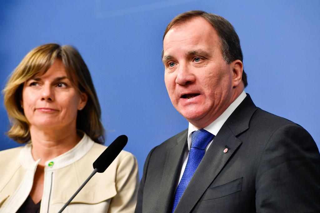 Den viktigaste reform som vår generations politiker kommer att genomföra, säger statsminister Stefan Löfven om den nya klimatlagen. (Foto: Jonas Ekströmer/TT)