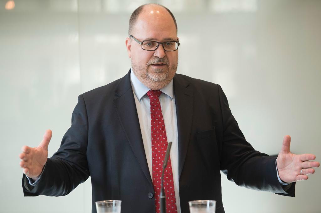 LO-ordföranden Karl-Petter Thorwaldsson. Foto: Fredrik Sandberg/TT