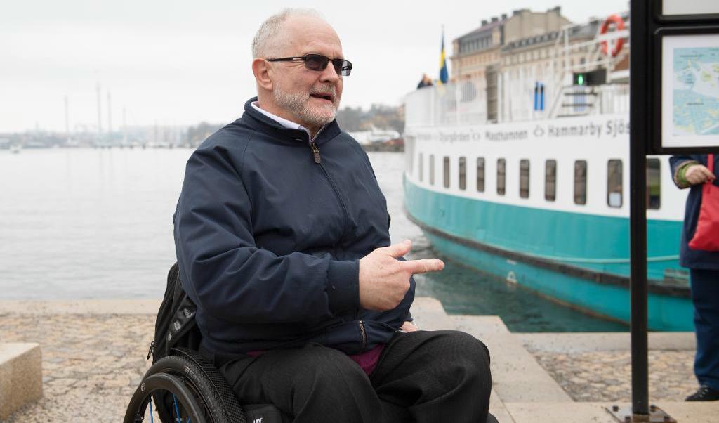 
Internationella paralympiska kommitténs ordförande Philip Craven hoppas att Ryssland ska möta organisationens krav. Här under ett besök i Stockholm i början av april. Foto: TT-arkivbild                                            