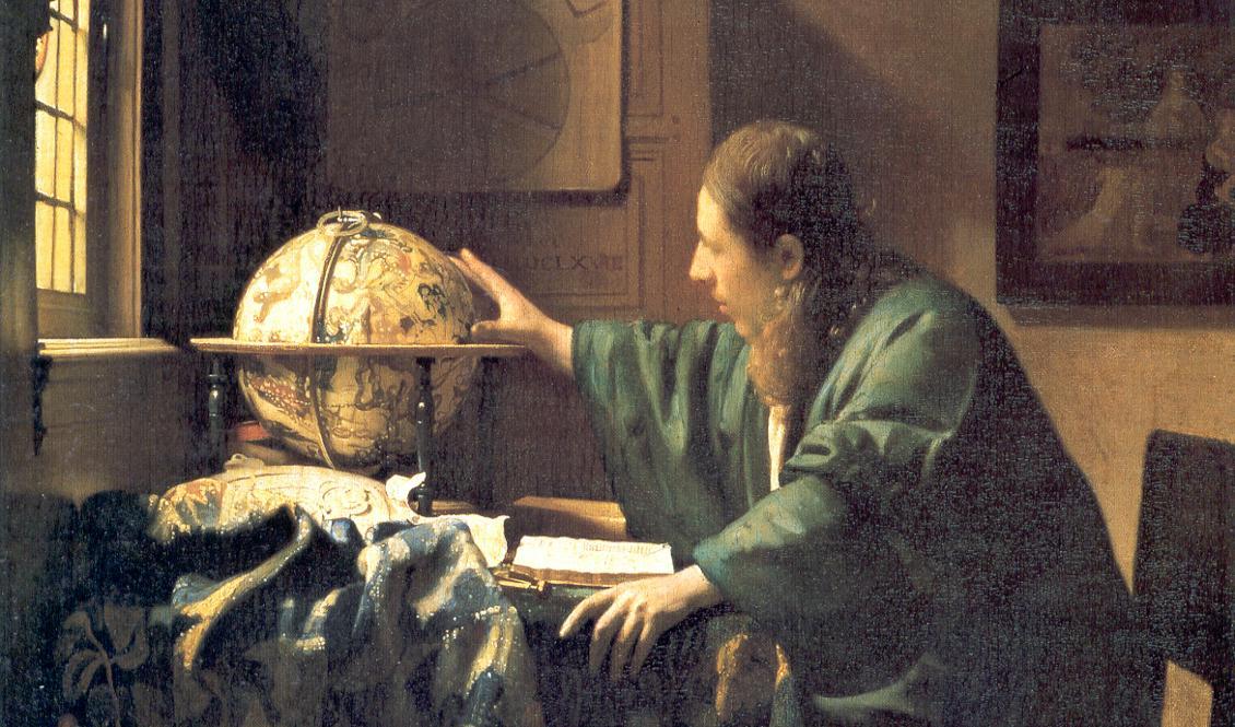 





Detalj av Johannes Vermeers "Astronomen" från 1668.                                                                                                                                                                                                                                                                        
