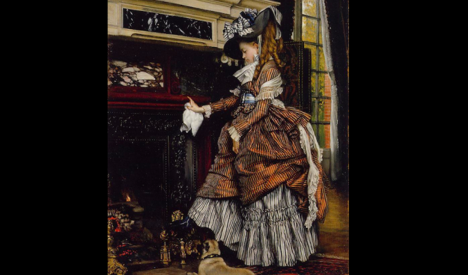 James Jacques Joseph Tissot (1836–1902) "Eldstaden", 1869. Foto: Art Renewal Center