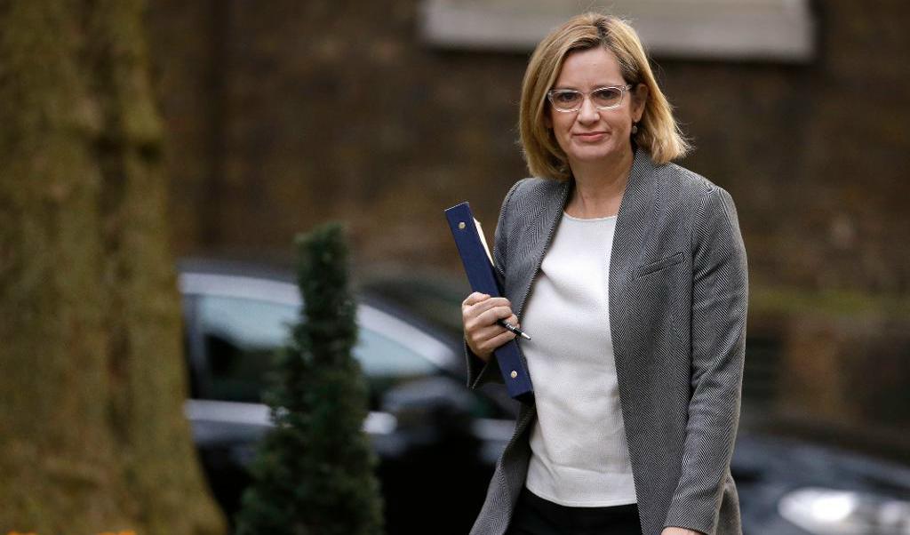 
Amber Rudd, Storbritanniens inrikesminister. Foto: Alastair Grant/AP/TT-arkivbild                                            