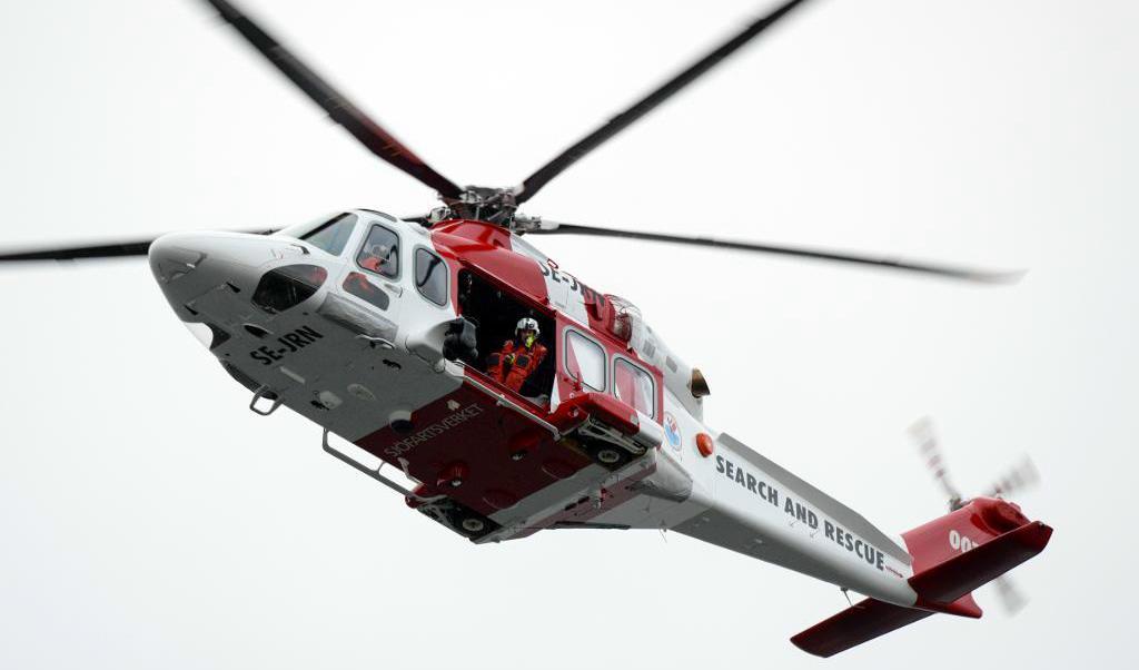 


Sjöfartsverkets räddningshelikopter Lifeguard 007 (AW 139 SE-JRN). Foto: Johan Nilsson/TT-arkivbild                                                                                                                                    