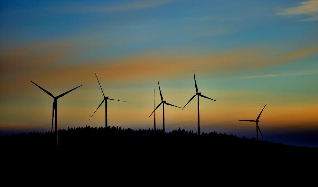 Vindkraft kan gå mot en rekordnotering i år. Foto: Henrik Montgomery/TT