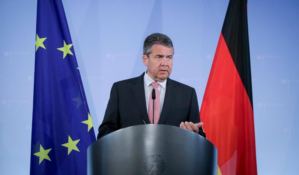 
Sigmar Gabriel, Tysklands utrikesminister. Foto: Kay Nietfeld/AP/TT                                            