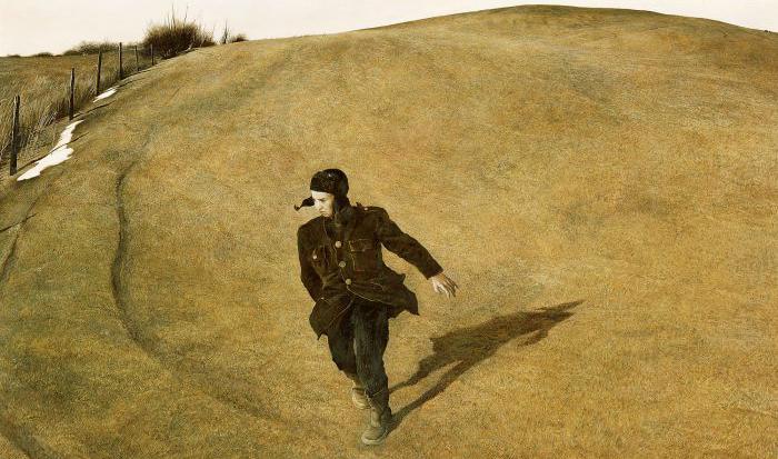 “Winter 1946,” 1946, av Andrew Wyeth (1917-2009). Tempera på träpanel. North Carolina Museum of Art, Raleigh. Foto: Andrew Wyeth/Artists Rights Society (ARS)