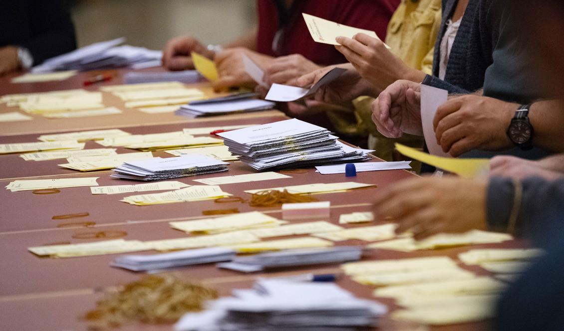 Partisympatierna skiljer sig kraftigt i olika delar av landet. Foto: Johan Nilsson/TT