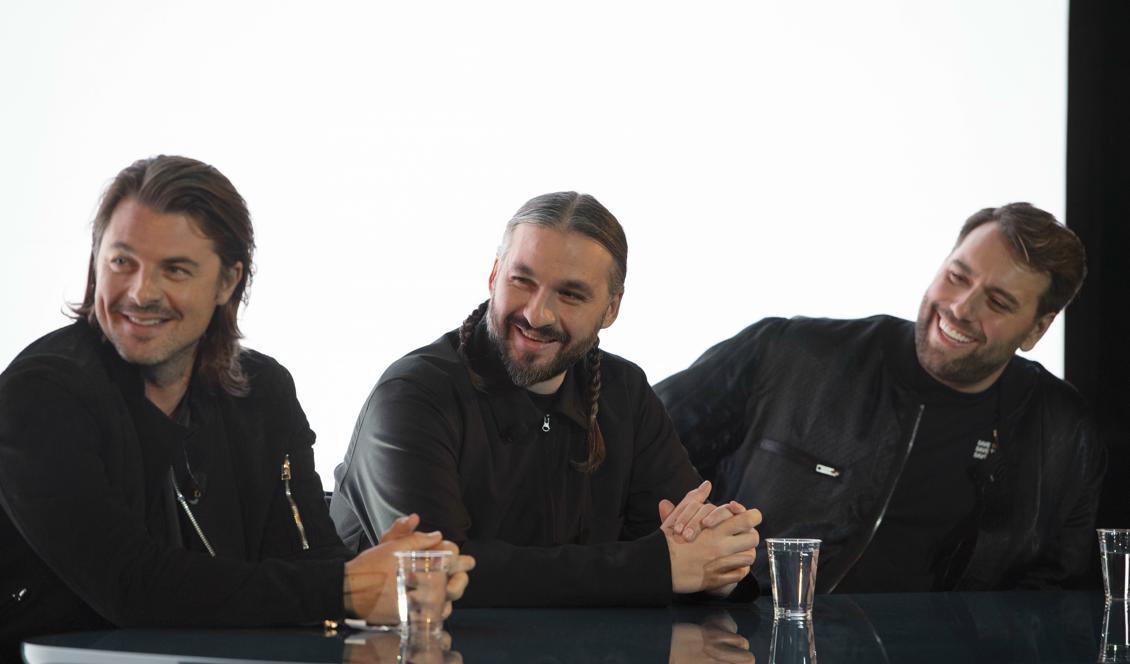
Axwell, Steve Angello och Sebastian Ingrosso är tillbaka som Swedish House Mafia – nästa år gör de en arenaspelning i Stockholm. Foto: Jessica Gow/TT                                            