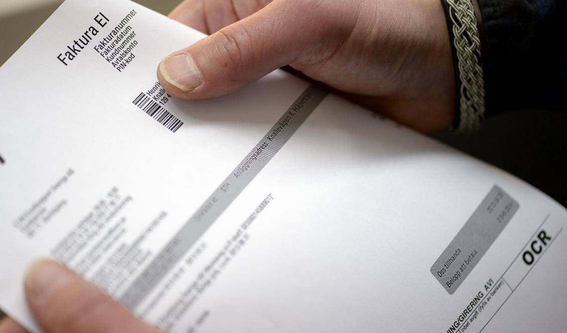 Räkna med dyra elräkningar i vinter. Elpriset beräknas ligga ovanligt högt under säsongen, enligt elbolaget Bixias prognos. Foto: Henrik Montgomery/TT-arkivbild