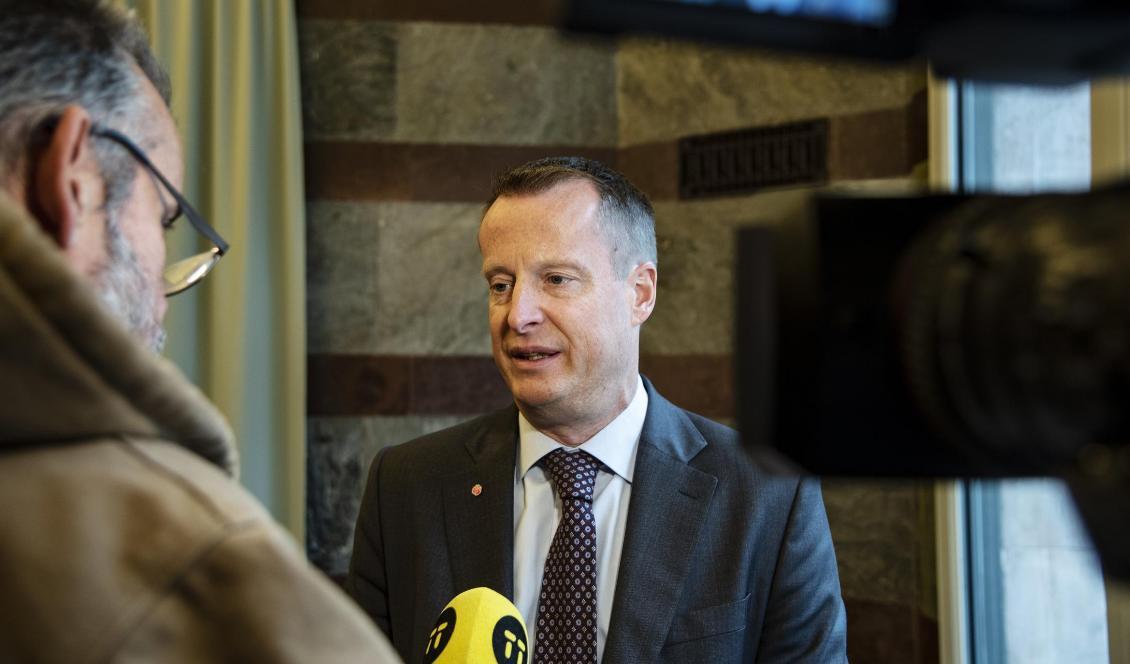 Digitaliseringsminister Anders Ygeman (S) vill kunna stoppa företag som inte uppfyller säkerhetskraven från att delta i 5G-utbyggnaden. Foto: Tove Eriksson/TT
