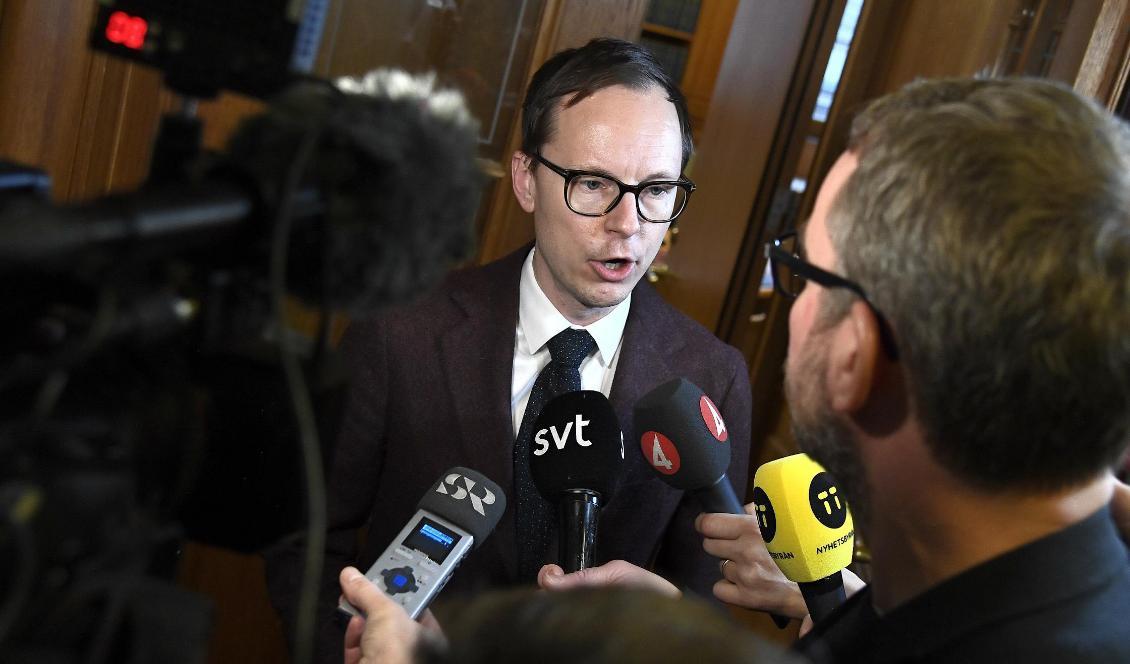 Liberalernas ekonomisk-politiske talesperson Mats Persson. Foto: Claudio Bresciani/TT