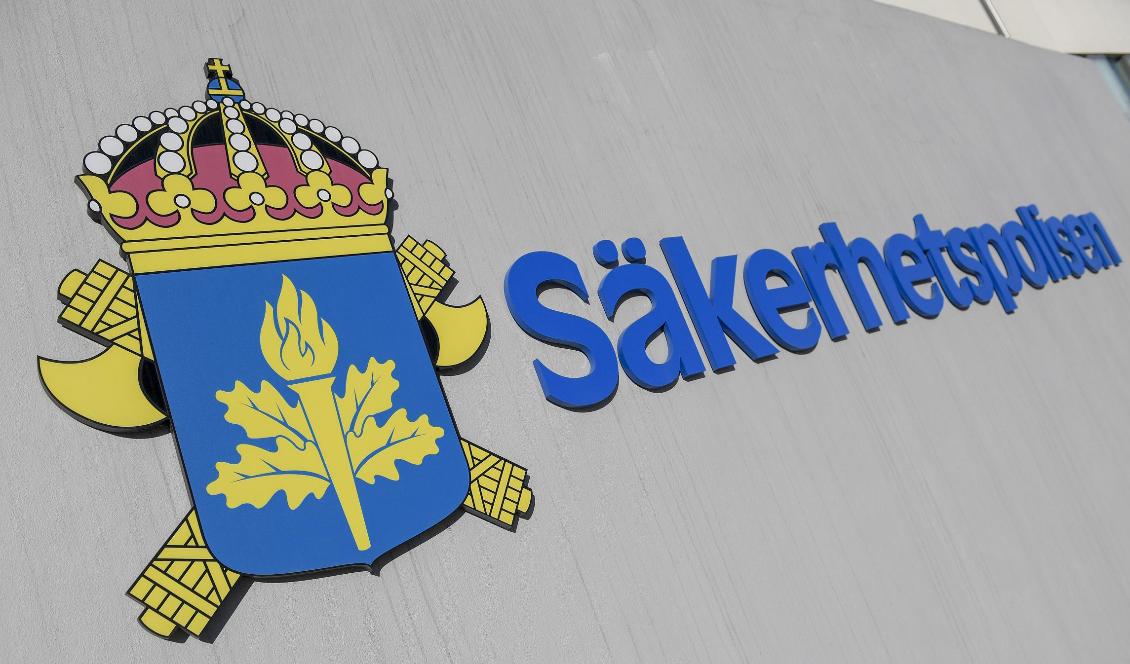 Säkerhetspolisen har lämnat över informationen om kommunerna till Center mot våldsbejakande extremism. Foto: Janerik Henriksson/TT-arkivbild