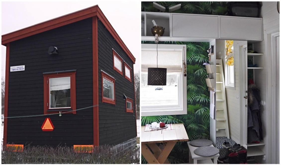 






Lina Spåls hus i Nässjö är 15 kvadratmeter och rymmer många smarta lösningar. Foto: Sandra Junhammar                                                                                                                                                                                                                                                                                                                                                