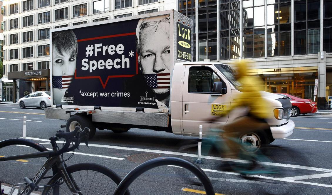 Den gripne svensken misstänks för försök till dataintrång och kopplingar till Julian Assange. Foto: Patrick Semansky/AP/TT-arkivbild