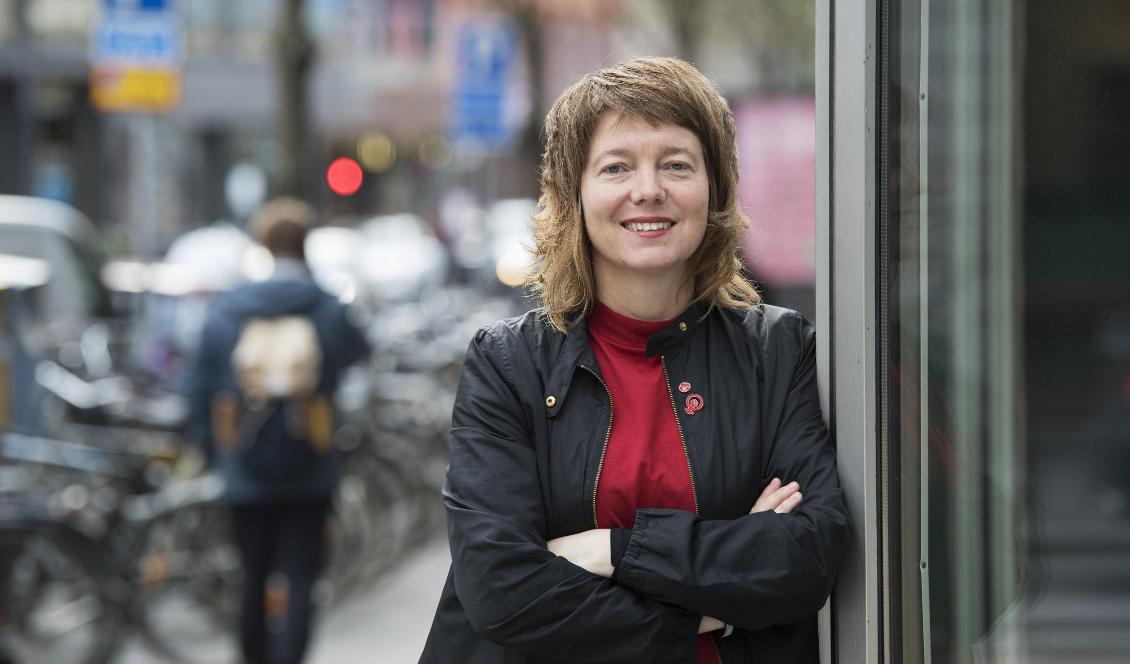Vänsterpartiets EU-parlamentariker Malin Björk har tagit ut drygt en miljon kronor i traktamenten i Bryssel trots att hon är skriven i staden. Foto: Fredrik Sandberg/TT