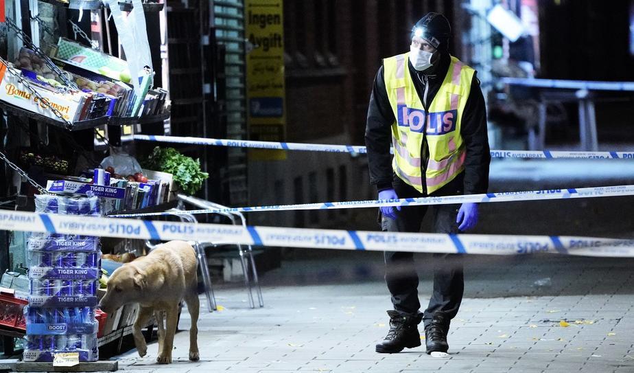 En pojke är död efter en skottlossning i Malmö på lördagskvällen. Foto: Johan Nilsson/TT