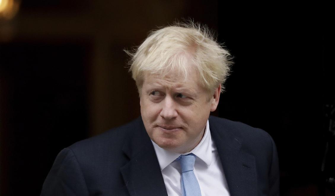 Storbritanniens premiärminister Boris Johnson i tisdags. Foto: Matt Dunham/AP/TT