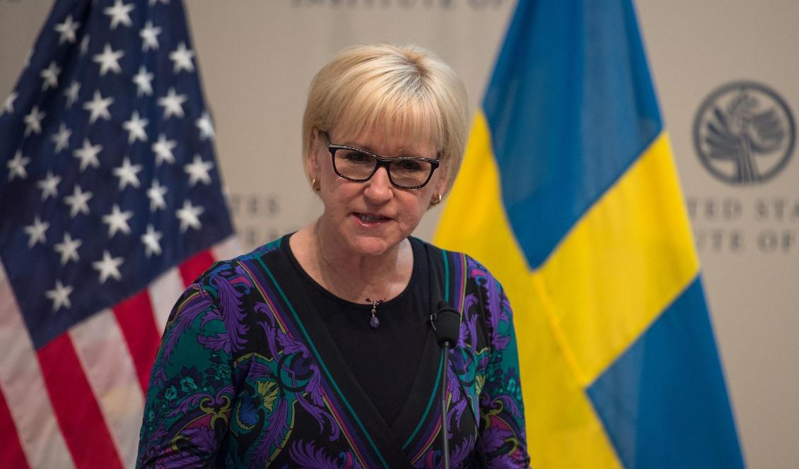 Margot Wallström i ett möte i Washington D.C. i USA den 28 januari 2015. Foto: Nicholas Kamm/AFP via Getty Images