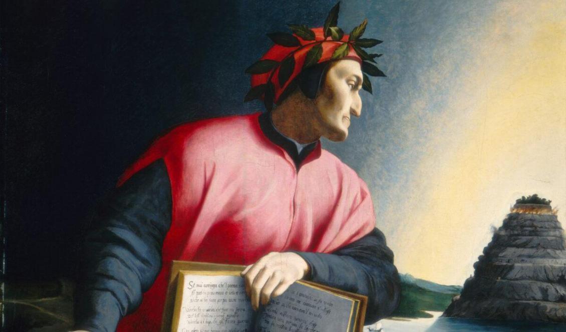 




Dante visar oss en väg bortom helvetet till skärselden. Detalj från ett allegoriskt porträtt av Dante Alighieri, sent 1500-tal av okänd konstnär. Foto: National Gallery of Art                                                                                                                                                                                                                                                 