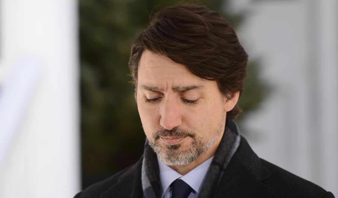 Kanadas premiärminister Justin Trudeau säger att all användning, försäljning och import av halvautomatiskt vapen förbjuds med omedelbar verkan. Foto: Sean Kilpatrick/AP/TT-arkivbild