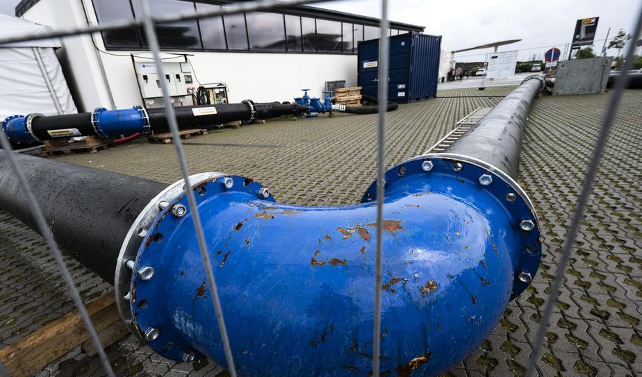 Från danska Skovshoved, som ligger i höjd med Barsebäck, skulle avloppsvattnet pumpas ut i Öresund. Foto: Johan Nilsson/TT