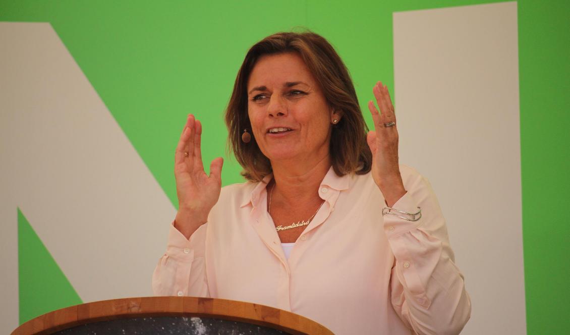 
Miljö- och klimatminister Isabella Lövin (MP). Foto: Susanne W Lamm/Epoch Times-arkivbild                                            