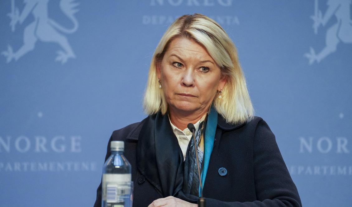 Norges justitieminister Monica Mæland. Foto: Ole Berg-Rusten/NTB Scanpix/TT-arkivbild
