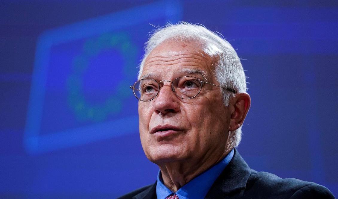 EU:s utrikeschef Josep Borrell varslar om förlängt inreseförbud in till EU. Foto: Kenzo Tribouillard/AP/TT-arkivbild
