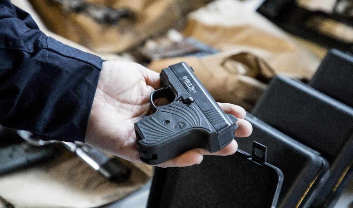 Tullverket har sett en ökning i antalet beslagtagna vapen. Foto: Christine Olsson/TT-arkivbild