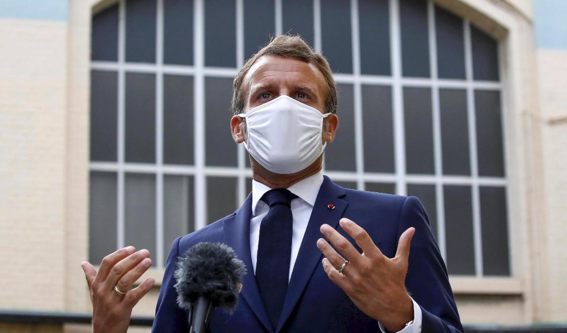 Emmanuel Macron. Foto: Christian Hartmann/AP/TT