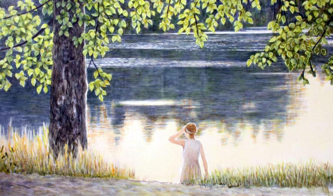 

"Sommarminnen", målning av Tage Åsén                                                                                        