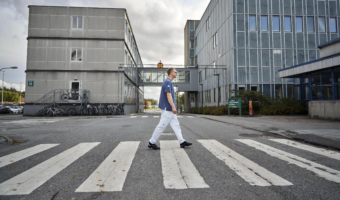 Danderyds sjukhus går upp i stabsläge under onsdagsförmiddagen. Arkivbild. Foto: Simon Rehnström/SvD/TT